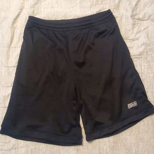 Bricks & Wood Court Shorts Black - Size L (FITS LIKE XL)